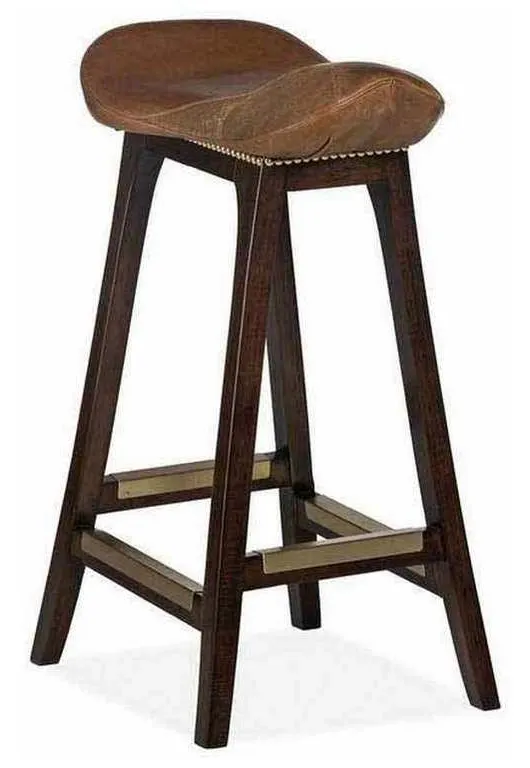 Hancock and Moore 209-24 English Saddle Counter Stool Hancock and Moore 209-24 English Saddle Counter Stool