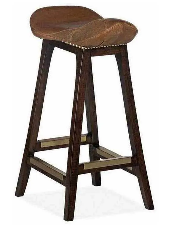 Hancock and Moore 209-24 English Saddle Counter Stool Hancock and Moore 209-24 English Saddle Counter Stool