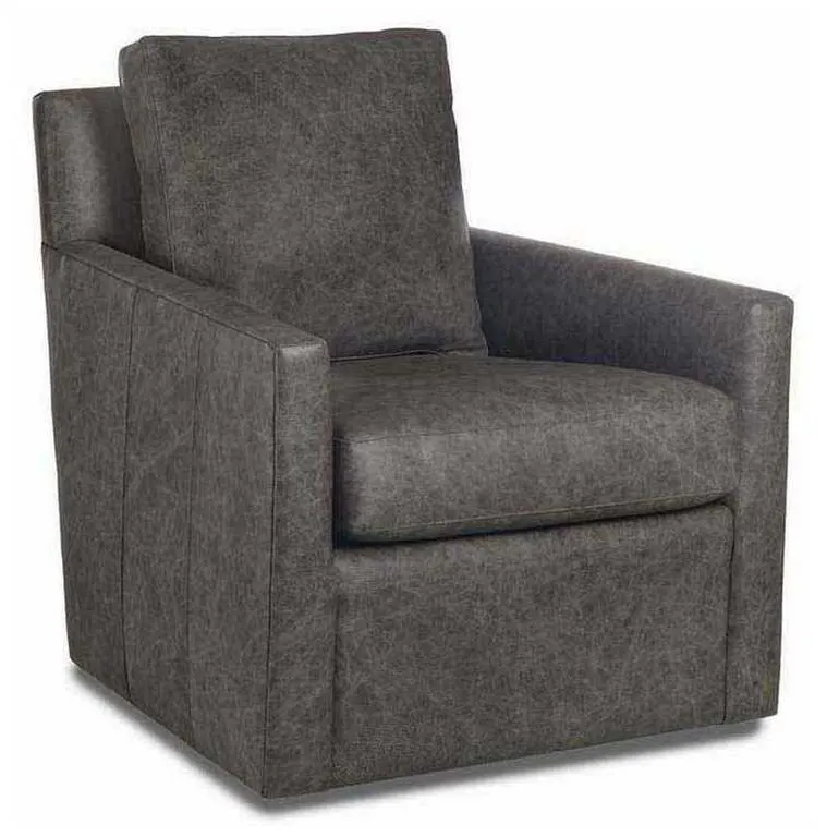 Hancock and Moore UL6353-S Skinner Leather Swivel Chair Hancock and Moore UL6353-S Skinner Leather Swivel Chair