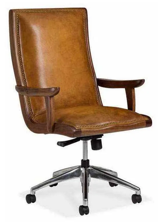 Hancock and Moore 6043WST-PL Yachtsman Swivel Tilt Chair with Walnut Wood Hancock and Moore 6043WST-PL Yachtsman Swivel Tilt Chair with Walnut Wood