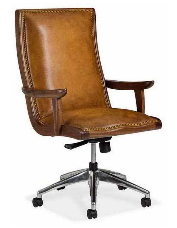 Hancock and Moore 6043WST-PL Yachtsman Swivel Tilt Chair with Walnut Wood Hancock and Moore 6043WST-PL Yachtsman Swivel Tilt Chair with Walnut Wood