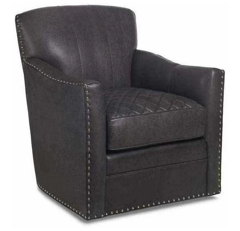 Hancock and Moore 6195-S-Q Parker Quilted Swivel Chair Hancock and Moore 6195-S-Q Parker Quilted Swivel Chair