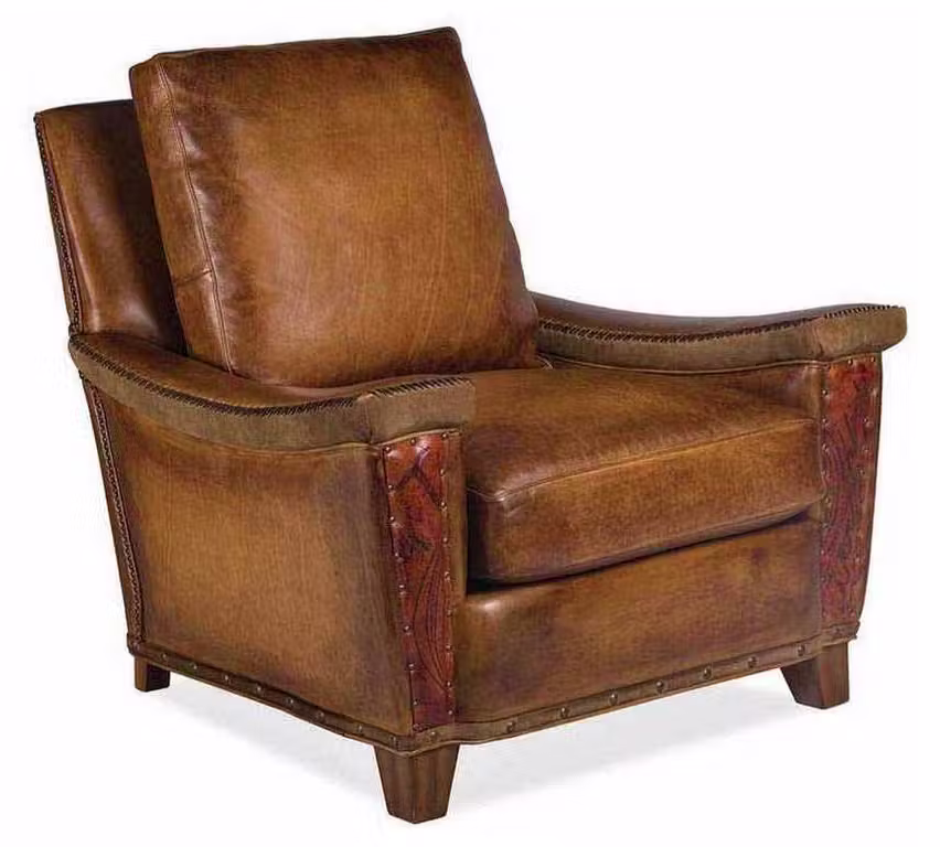 Hancock and Moore 6339-1-V Nordic Leather Chair with Viking Arms Hancock and Moore 6339-1-V Nordic Leather Chair with Viking Arms