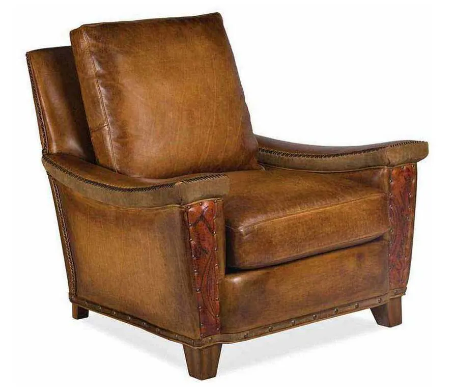 Hancock and Moore 6339-1-V Nordic Leather Chair with Viking Arms Hancock and Moore 6339-1-V Nordic Leather Chair with Viking Arms