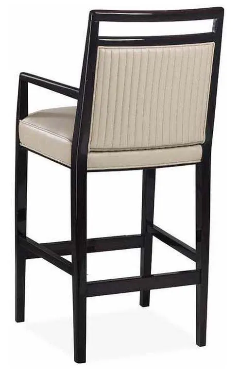 Hancock and Moore 179-30-CH Avril Channel Quilted Bar Stool Hancock and Moore 179-30-CH Avril Channel Quilted Bar Stool