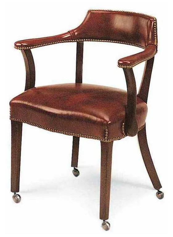 Hancock and Moore 1801C Captain Chair With Casters Hancock and Moore 1801C Captain Chair With Casters