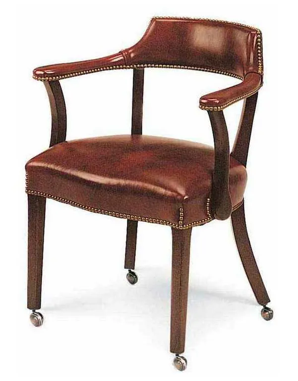 Hancock and Moore 1801C Captain Chair With Casters Hancock and Moore 1801C Captain Chair With Casters
