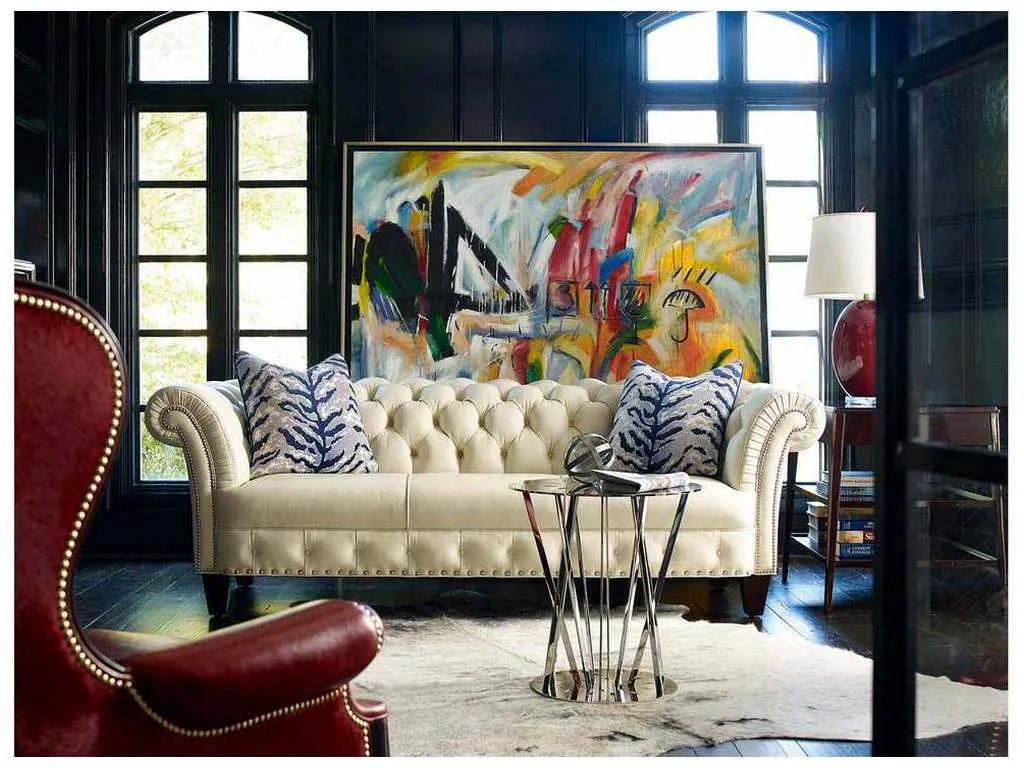 Hancock and Moore 6038-3TL Henessey Tapered Leg Sofa Hancock and Moore 6038-3TL Henessey Tapered Leg Sofa