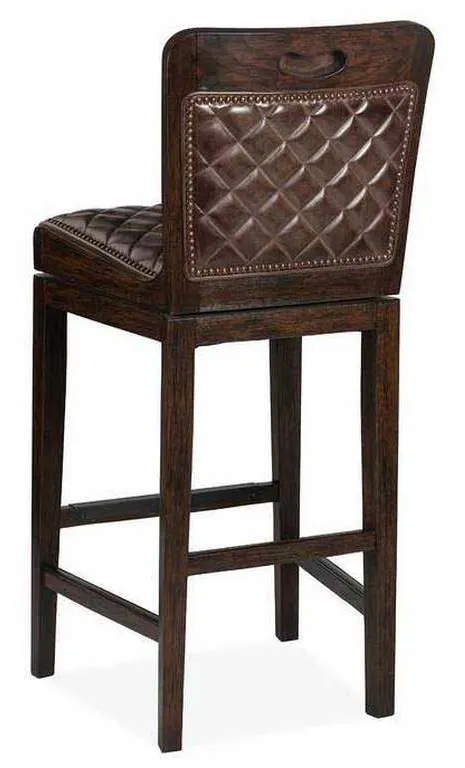 Hancock and Moore 149-24-Q Mirad Quilted Swivel Counter Stool Hancock and Moore 149-24-Q Mirad Quilted Swivel Counter Stool