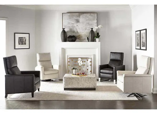 Hancock and Moore ML1-PRB Milo Metal Dome Swivel Power Recliner With Battery Hancock and Moore ML1-PRB Milo Metal Dome Swivel Power Recliner With Battery