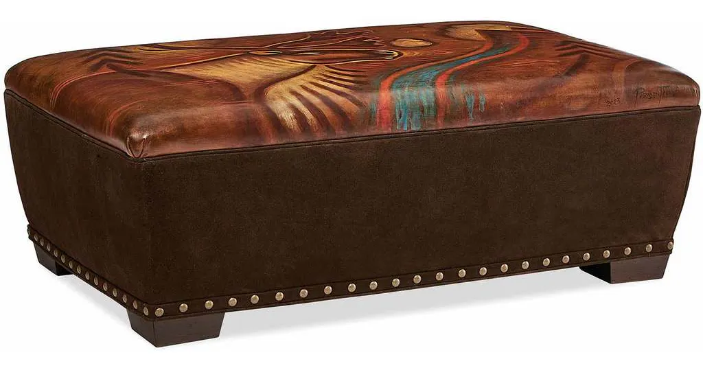 Hancock and Moore 6850 Yukon Cocktail Ottoman Hancock and Moore 6850 Yukon Cocktail Ottoman