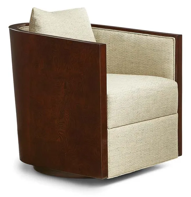 Hancock and Moore CJ6817-S Giancarlos Barrel Swivel Chair Hancock and Moore CJ6817-S Giancarlos Barrel Swivel Chair