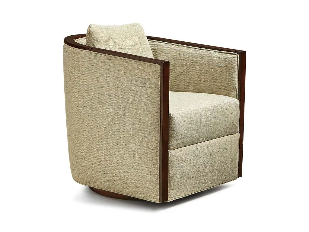 Hancock and Moore CJ6822-S  Giancarlos Uph Barrel Swivel Chair