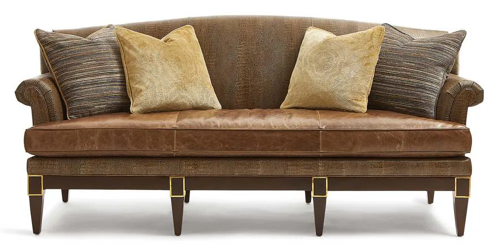 Hancock and Moore CJ6826-3M Julia Sofa with Metal Insets Hancock and Moore CJ6826-3M Julia Sofa with Metal Insets