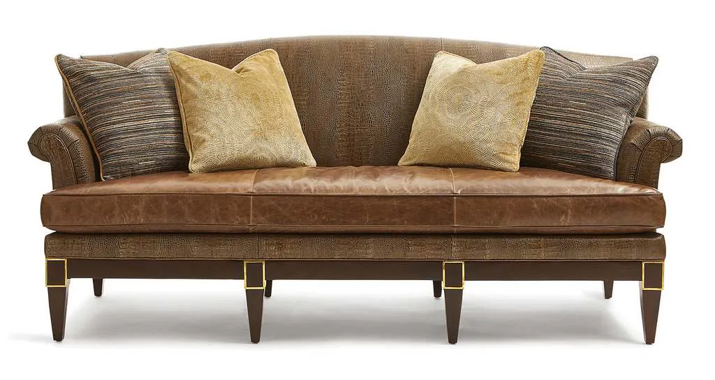 Hancock and Moore CJ6826-3M Julia Sofa with Metal Insets Hancock and Moore CJ6826-3M Julia Sofa with Metal Insets