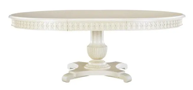 Hickory Chair HC5341-70 Gustav Round Dining Table With Figure 8 Apron