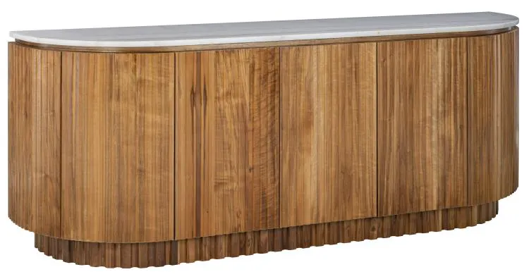 Hickory Chair HC8691-70S Maxime Console With Stone Top