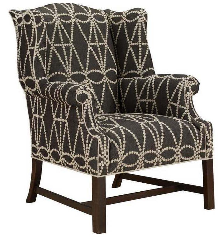 Hickory Chair HC1857-55 Chippendale Wing Chair Hickory Chair HC1857-55 Chippendale Wing Chair