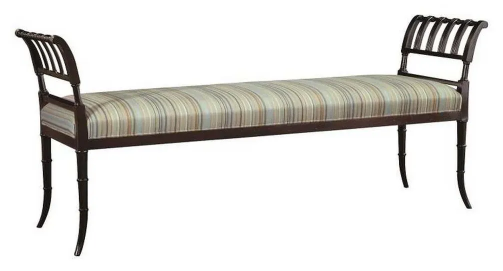 Hickory Chair HC2607-53 Gardner Made To Measure Bench Hickory Chair HC2607-53 Gardner Made To Measure Bench