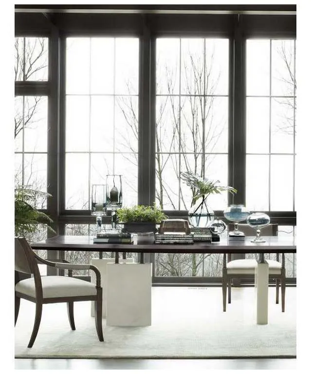 Hickory Chair HC7241-70W Block Dining Table 108 Inch Hickory Chair HC7241-70W Block Dining Table 108 Inch