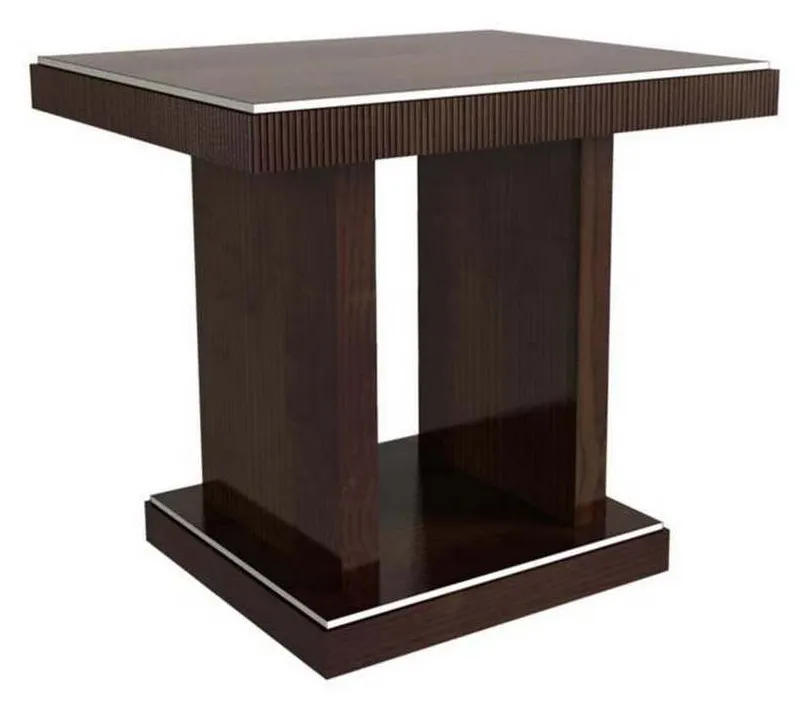 Hickory Chair HC1685-70 Chase Reeded Side Table Hickory Chair HC1685-70 Chase Reeded Side Table