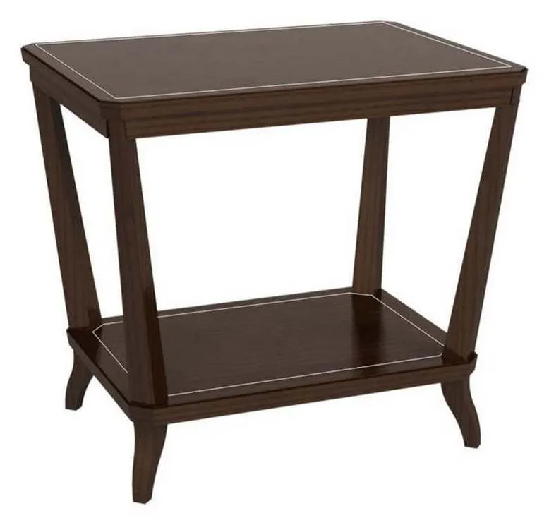 Hickory Chair HC169-71 Rye Rectangular Side Table Mahogany Hickory Chair HC169-71 Rye Rectangular Side Table Mahogany