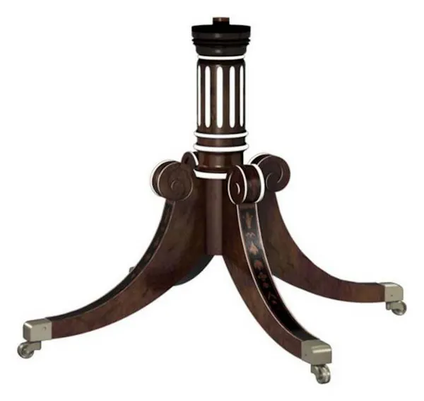 Hickory Chair HC2476-71 Newport Single Pedestal Base Optional Finishes Hickory Chair HC2476-71 Newport Single Pedestal Base Optional Finishes