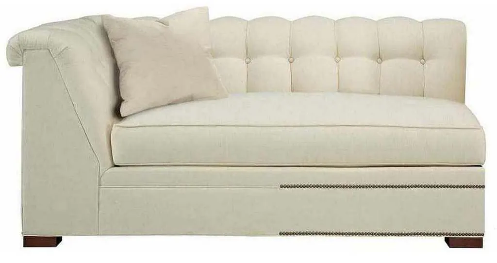 Hickory Chair HC123-58 Kent Made To Measure Tufted Left Arm Facing Corner Armless Sofa Hickory Chair HC123-58 Kent Made To Measure Tufted Left Arm Facing Corner Armless Sofa