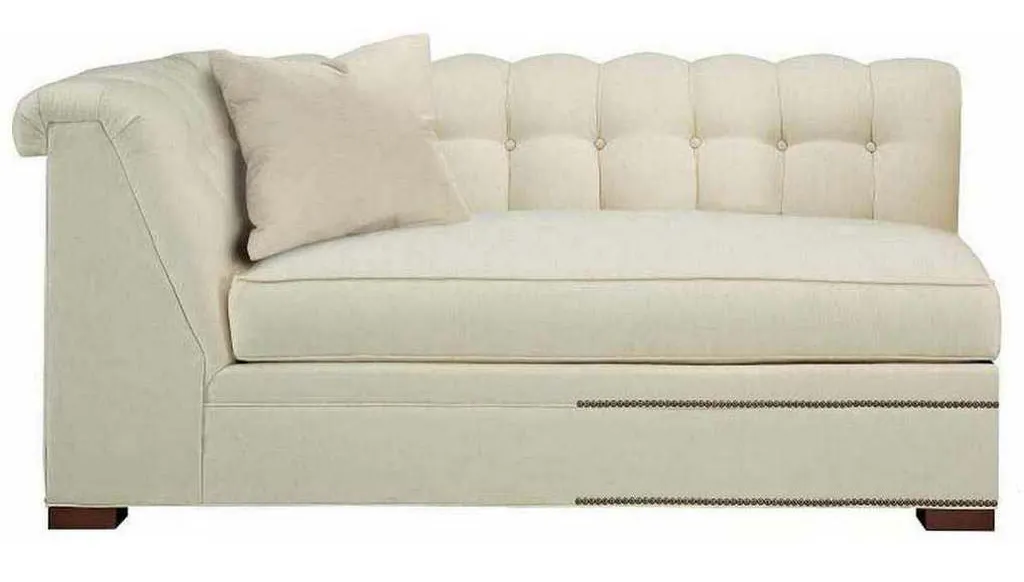 Hickory Chair HC123-58 Kent Made To Measure Tufted Left Arm Facing Corner Armless Sofa Hickory Chair HC123-58 Kent Made To Measure Tufted Left Arm Facing Corner Armless Sofa