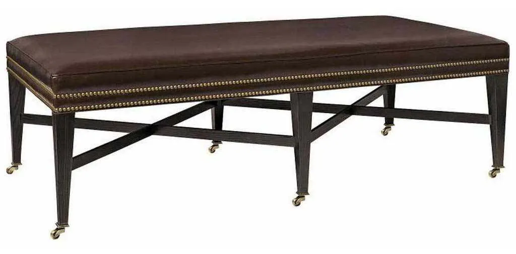 Hickory Chair HC126-30 Bexley Cocktail Ottoman with Upholstered Top Hickory Chair HC126-30 Bexley Cocktail Ottoman with Upholstered Top