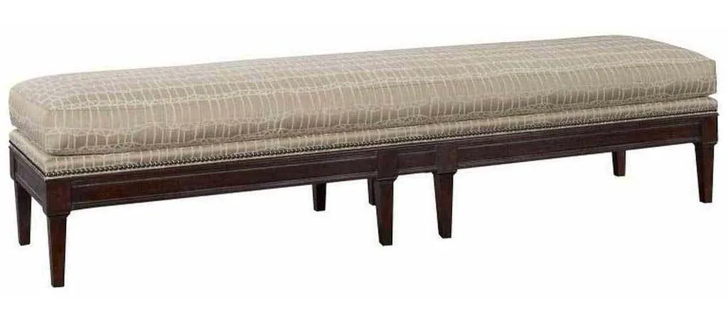 Hickory Chair HC1524-30 Courtland Bench 8 Legs Hickory Chair HC1524-30 Courtland Bench 8 Legs