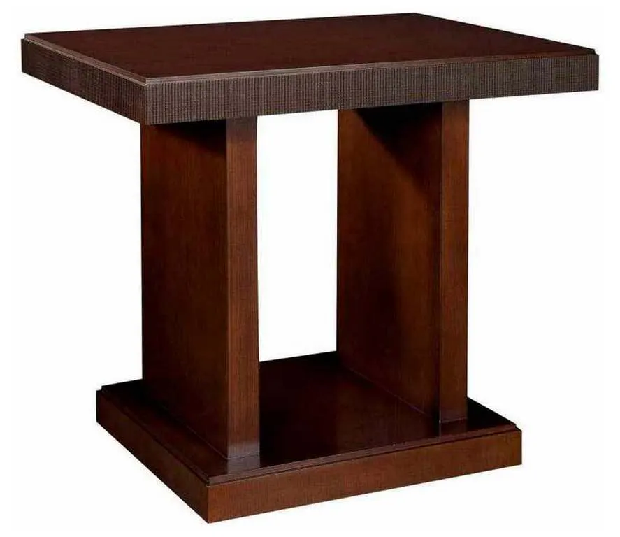 Hickory Chair HC1685-70 Chase Reeded Side Table Hickory Chair HC1685-70 Chase Reeded Side Table
