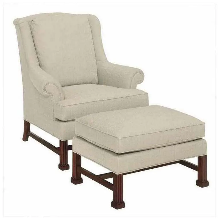 Hickory Chair HC1756-53 Marlborough Leg Lounge Chair Hickory Chair HC1756-53 Marlborough Leg Lounge Chair