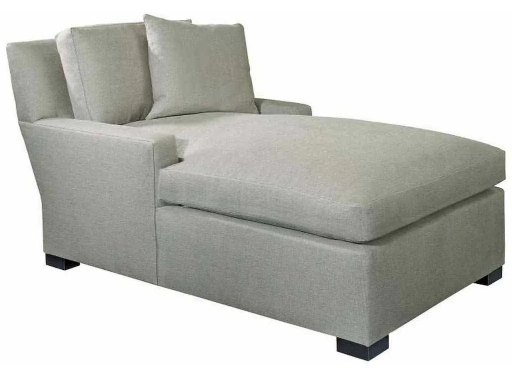 Hickory Chair HC4128-34 Silhouettes M2M Medium Square Arm Chaise Hickory Chair HC4128-34 Silhouettes M2M Medium Square Arm Chaise
