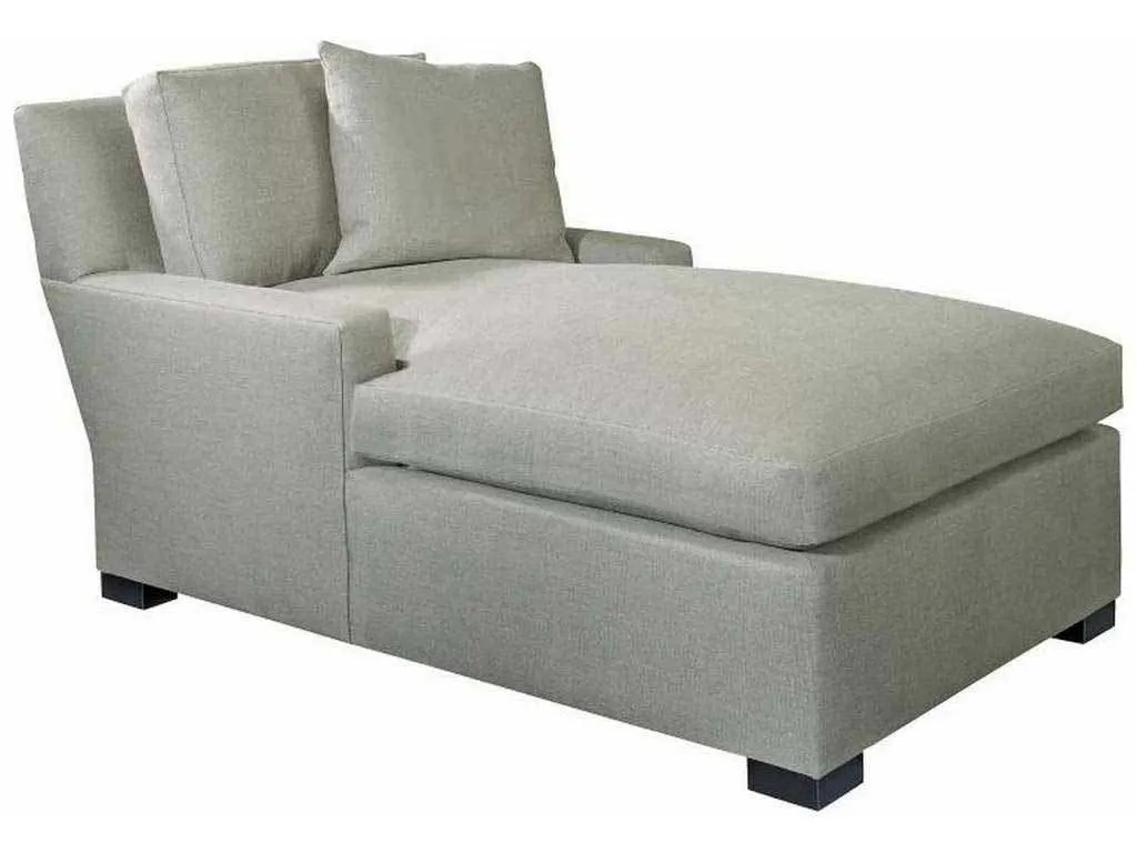 Hickory Chair HC4128-34 Silhouettes M2M Medium Square Arm Chaise Hickory Chair HC4128-34 Silhouettes M2M Medium Square Arm Chaise