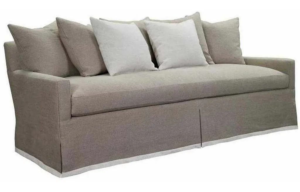 Hickory Chair HC4220-13 Sofa with Dressmaker Skirt Hickory Chair HC4220-13 Sofa with Dressmaker Skirt