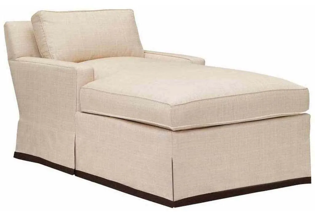 Hickory Chair HC4228-34 Silhouettes M2M Medium Square Arm Chaise Hickory Chair HC4228-34 Silhouettes M2M Medium Square Arm Chaise