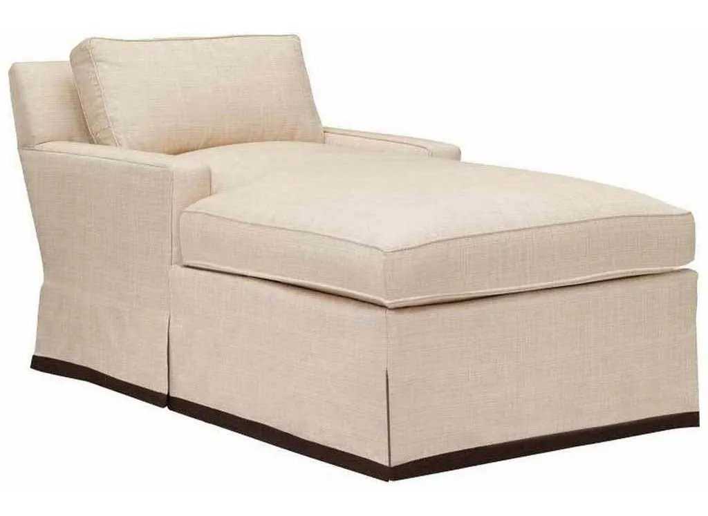 Hickory Chair HC4228-34 Silhouettes M2M Medium Square Arm Chaise Hickory Chair HC4228-34 Silhouettes M2M Medium Square Arm Chaise