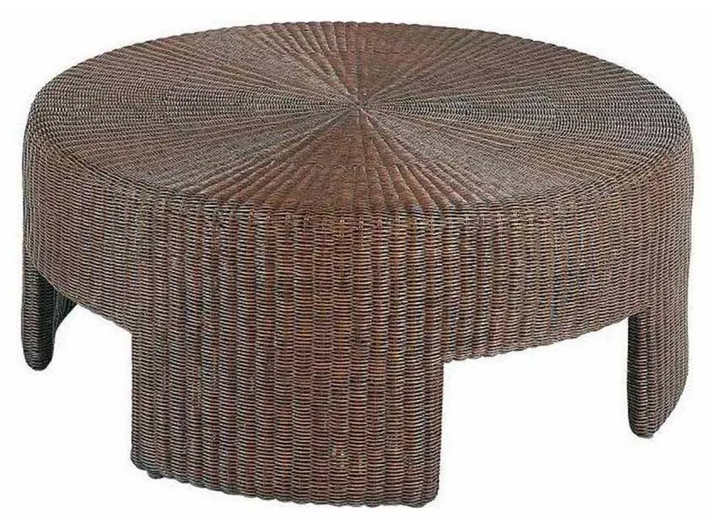 Hickory Chair HC5581-10 Wicker Round Coffee Table 48 Inch Hickory Chair HC5581-10 Wicker Round Coffee Table 48 Inch