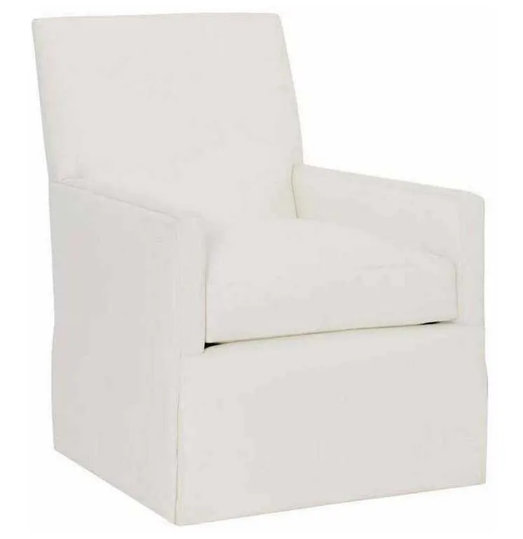 Hickory Chair HC7209-21 Box Back Bergere Skirted Chair Hickory Chair HC7209-21 Box Back Bergere Skirted Chair