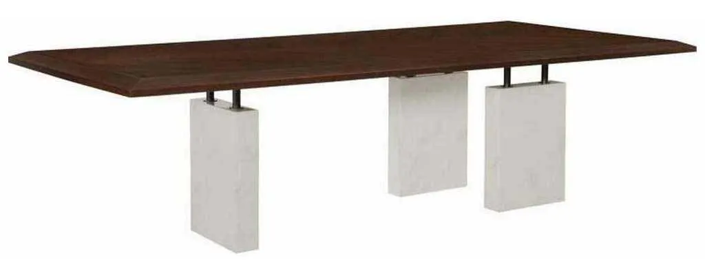 Hickory Chair HC7241-70W Block Dining Table 108 Inch Hickory Chair HC7241-70W Block Dining Table 108 Inch