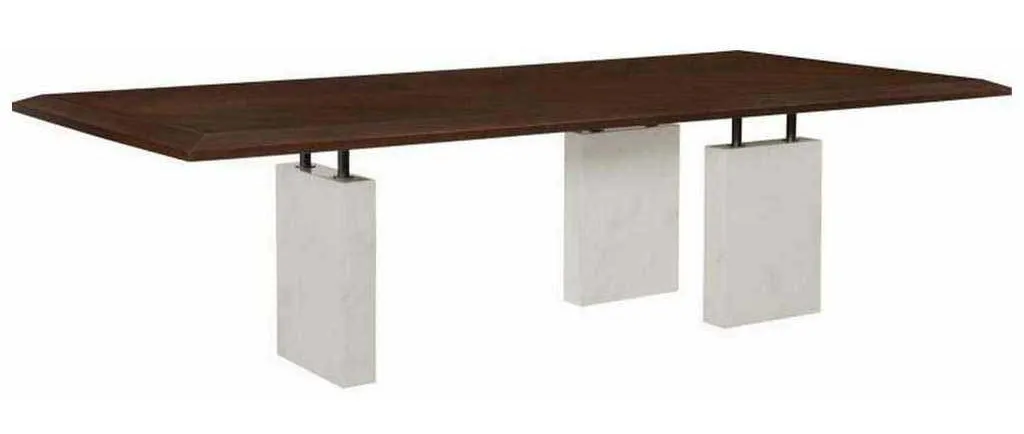 Hickory Chair HC7241-70W Block Dining Table 108 Inch Hickory Chair HC7241-70W Block Dining Table 108 Inch