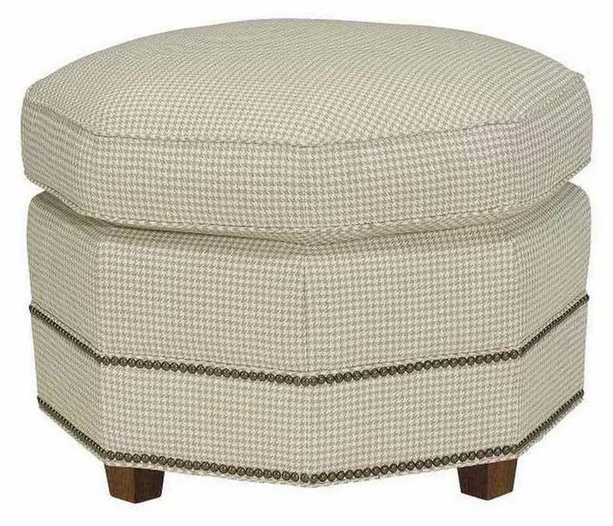 Hickory Chair HC7619-30 Octagonal Ottoman Hickory Chair HC7619-30 Octagonal Ottoman