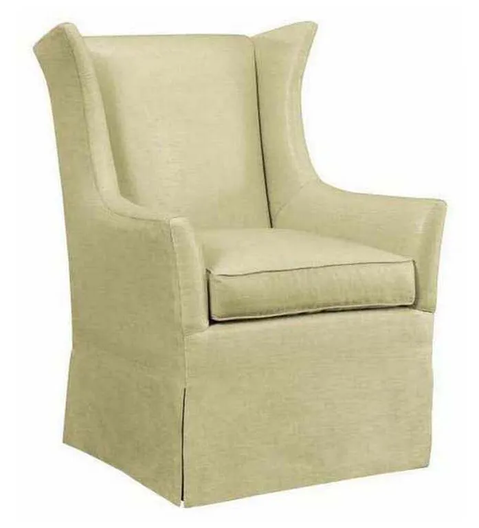 Hickory Chair HC7636-21 Jackson Skirted Wing Chair Hickory Chair HC7636-21 Jackson Skirted Wing Chair