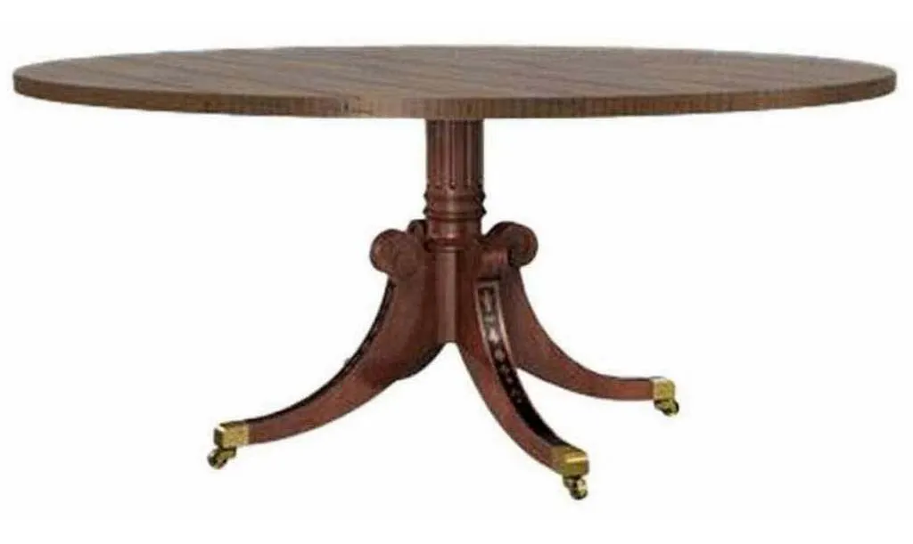 Hickory Chair HC2476-71 Newport Single Pedestal Base Optional Finishes Hickory Chair HC2476-71 Newport Single Pedestal Base Optional Finishes