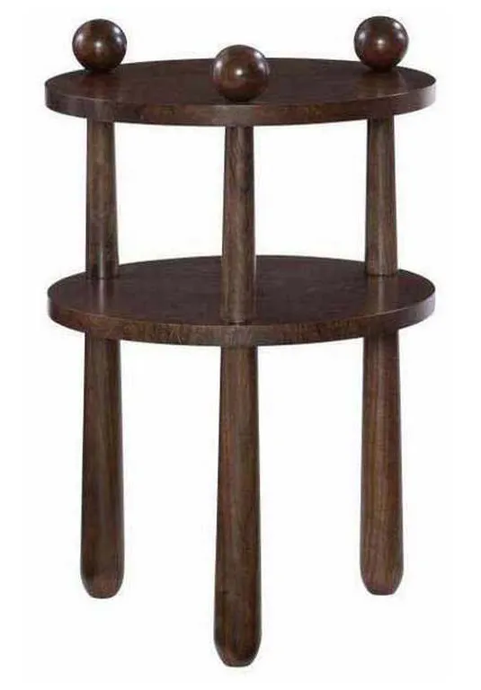 Hickory Chair HC8687-70 Side Table Walnut Hickory Chair HC8687-70 Side Table Walnut