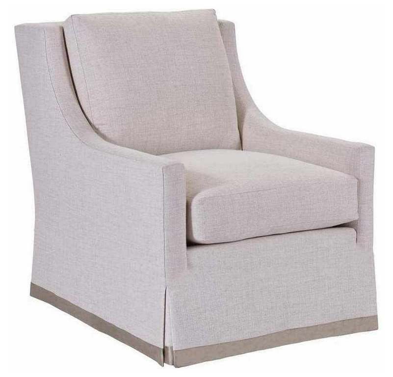 Hickory Chair HC1535-27 Chatham Swivel Chair With Skirt Hickory Chair HC1535-27 Chatham Swivel Chair With Skirt