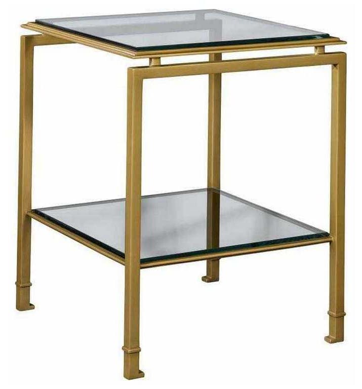 Hickory Chair HC1577-12G Montpelier Side Table With Glass Hickory Chair HC1577-12G Montpelier Side Table With Glass