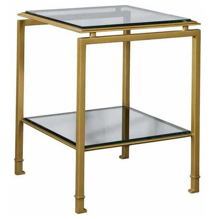 Hickory Chair HC1577-12G Montpelier Side Table With Glass Hickory Chair HC1577-12G Montpelier Side Table With Glass