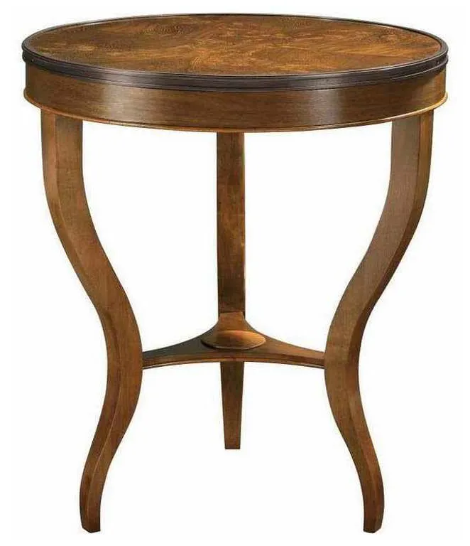 Hickory Chair HC1583-21W East Paces Side Table With Wood Top Hickory Chair HC1583-21W East Paces Side Table With Wood Top
